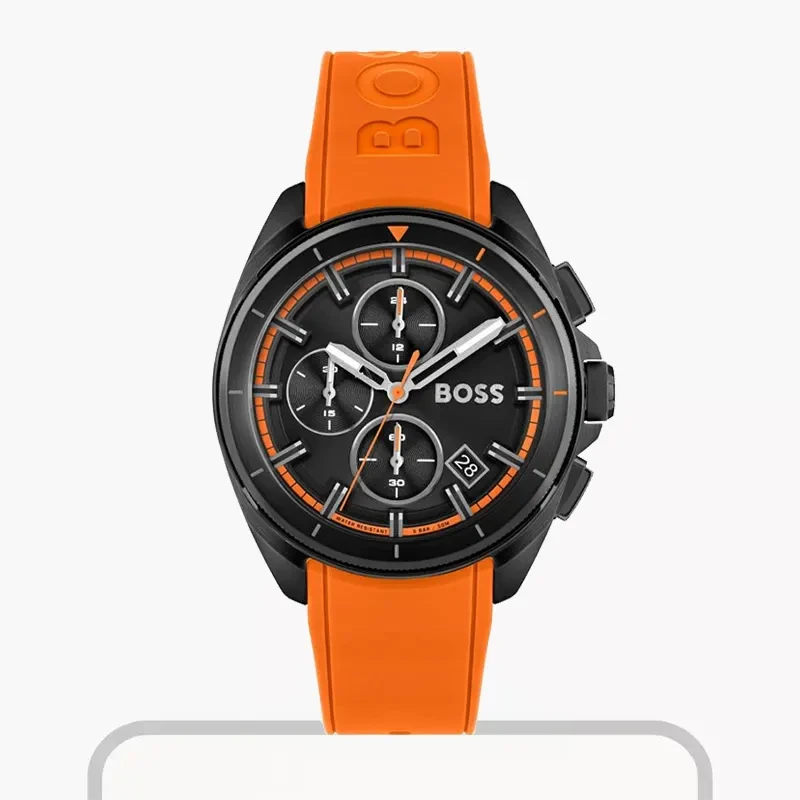 Hugo Boss Volane Chronograph Silicone Strap Men's Watch- 1513957